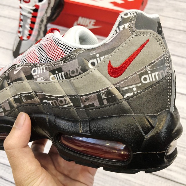 Giày Air Max 95 nam nữ da cao cấp nhẹ êm bền