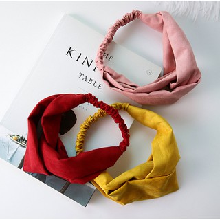 Băng đô turban vải nhung cao cấp