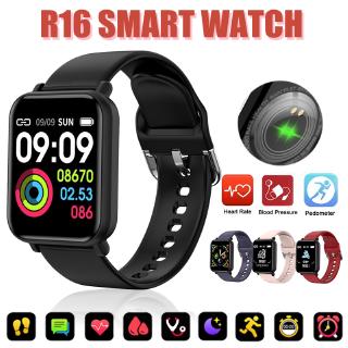 R16 Bluetooth 5.0 Smartband Fitness Tracker Health Monitor IP68 Swimming Waterproof Smarwatch