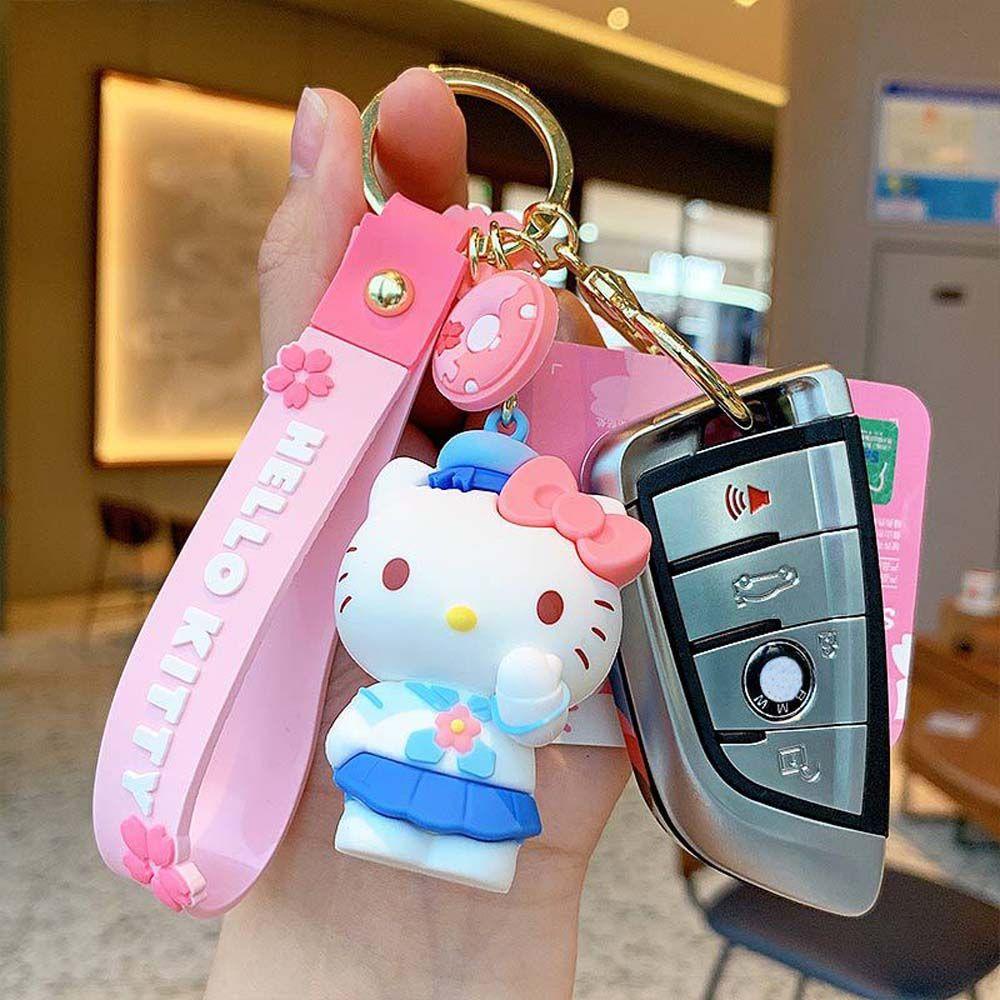 Móc Khóa Kitty Kuromi Hoa Anh Đào Dễ Thương