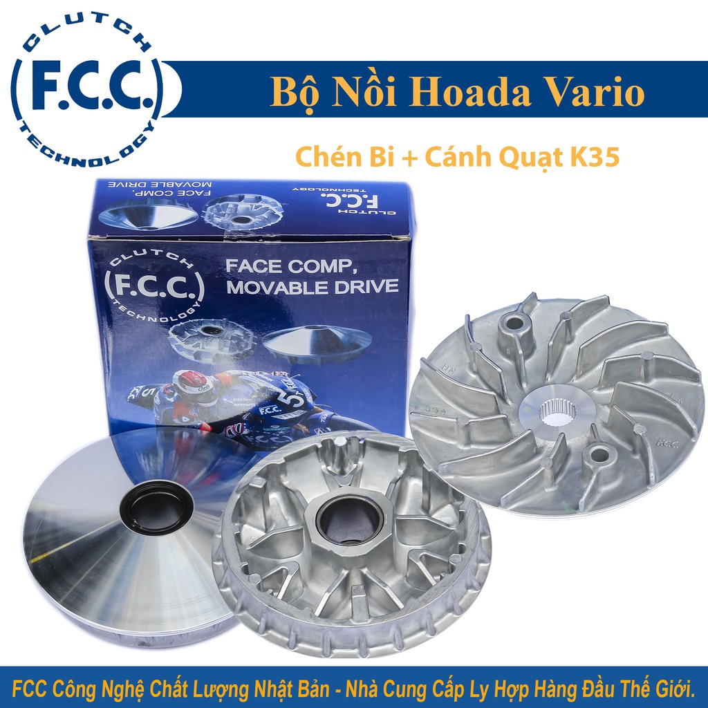 Bộ nồi trước FCC xe Honda Vario 150 ( K35 )