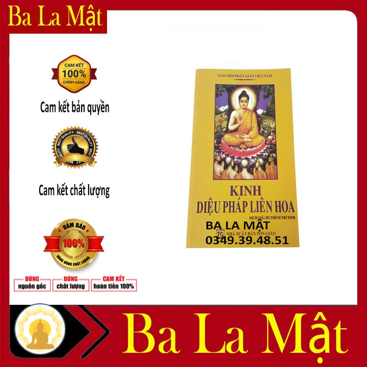 Sách - Kinh Diệu Pháp Liên Hoa Trọn Bộ Bìa Giấy