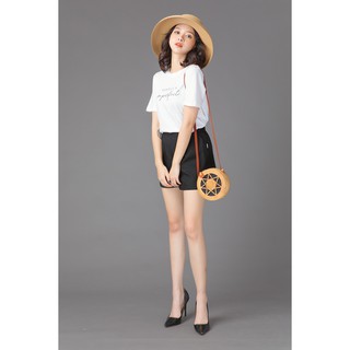 20 Again - Quần short vải chun cạp sau