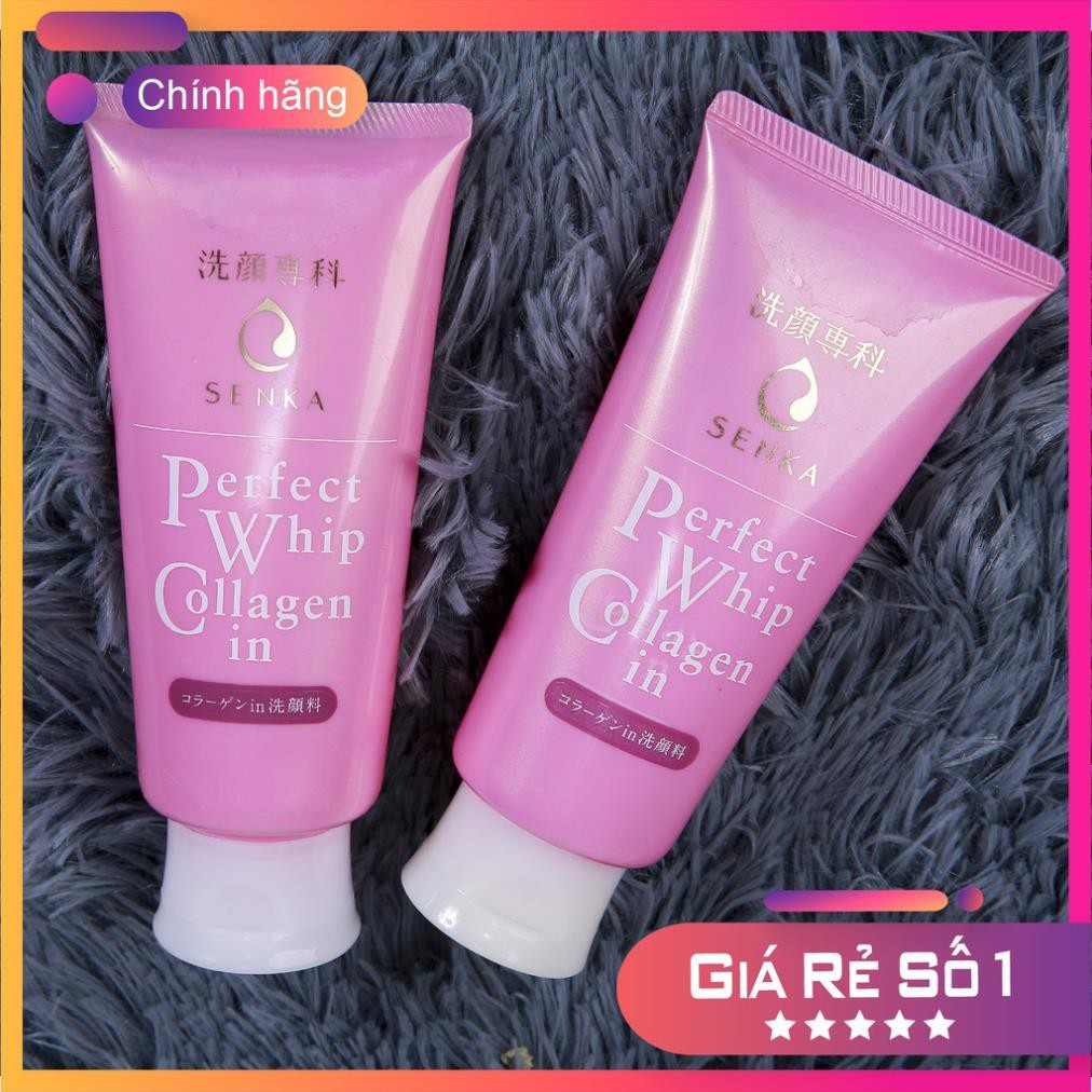 Hàng Hàn- Sữa Rửa Mặt Senka Perfect Whip 120g Nhật Bản