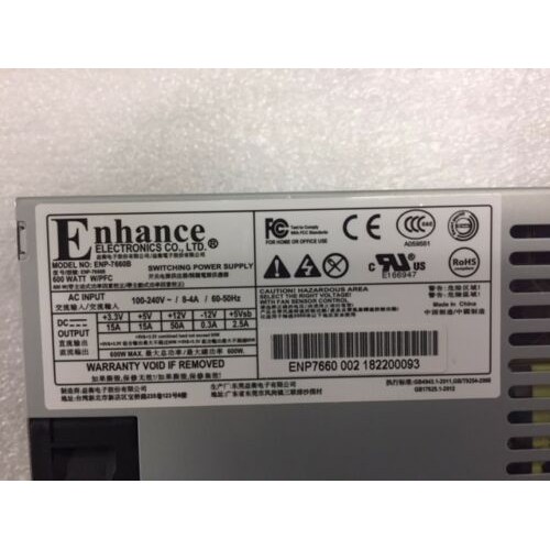 Bộ nguồn Enhance Flex 600W power supply ENP-7660B Power Supply