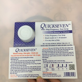 Que thử thai Quickseven ( hộp 1 que thử)