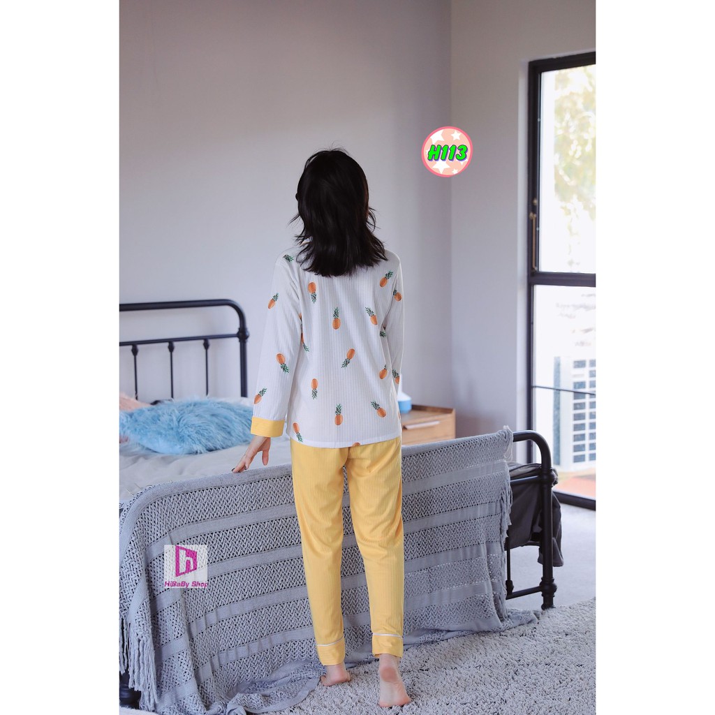 PIJAMA sau sinh có thiết kế cho con bú H113