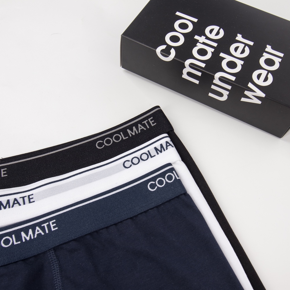 Combo 3 quần lót nam Trunk Cotton Compact siêu mát S2 thương hiệu Coolmate