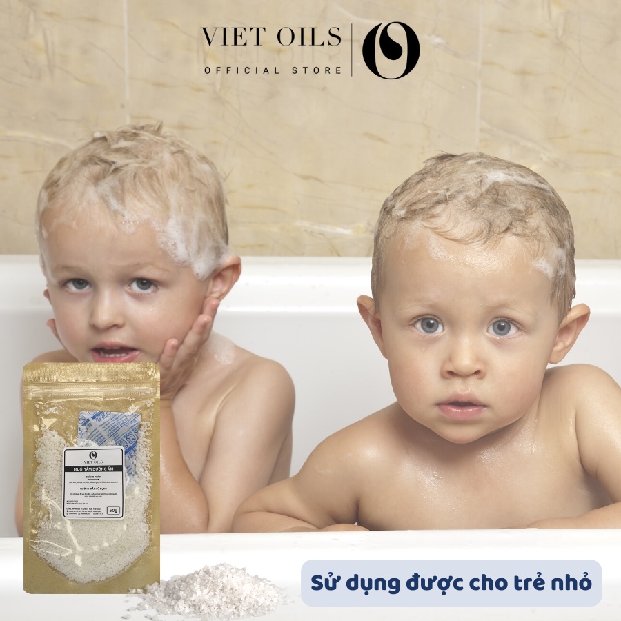 Muối tắm dưỡng ẩm tẩy tế bào chết Viet Oils