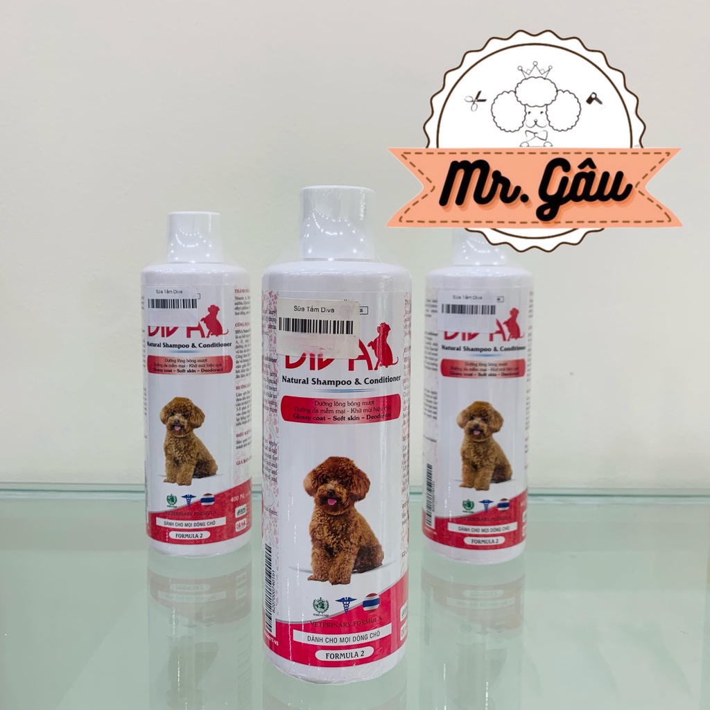 Sữa tắm cho chó diva cao cấp siêu thơm cho chó 400ml