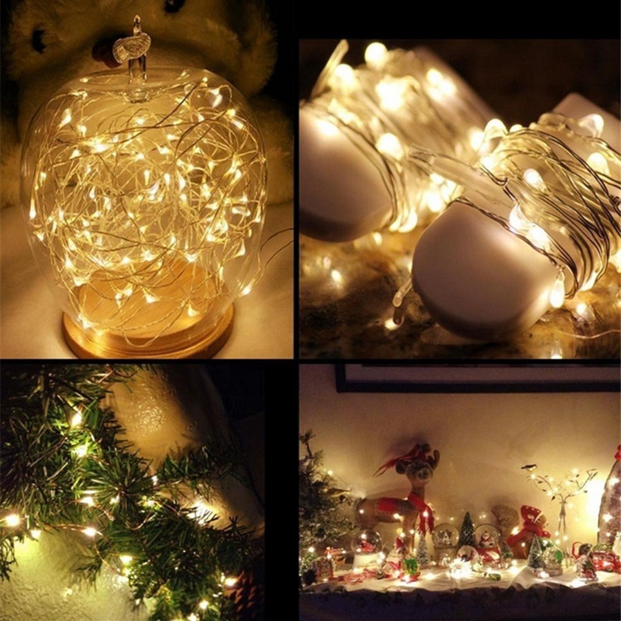 Dây Đèn Led 10 Bóng Dài 1m Trang Trí Tiệc