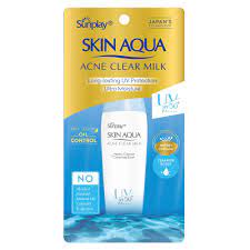 [Chính hãng] Sữa chống nắng dưỡng da ngựa mụn Skin aqua SPF 50 có quà tặng kèm