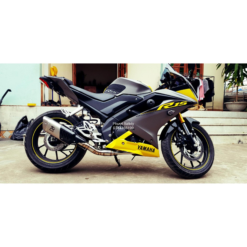 Pô Akrapovic R1 Titan cao cấp