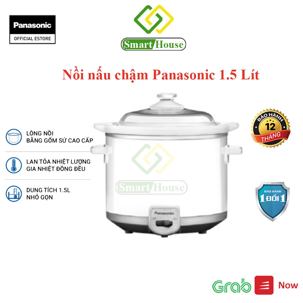 NF-N15SRA - Nồi nấu chậm Panasonic 1.5 lít NF-N15SRA- Hàng chính hãng - Smart House