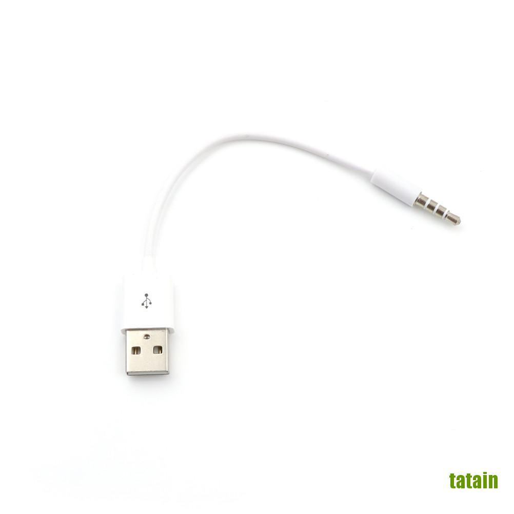 Dây Cáp Chuyển Đổi Âm Thanh / Dữ Liệu 15cm 3.5mm Aux Sang Usb 2.0 Cho Mp3