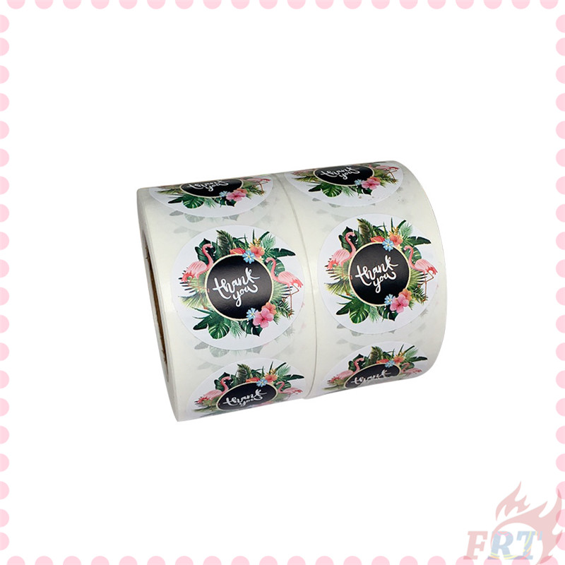 ▶ Nhãn Con Dấu ◀ Cuộn 500 Nhãn Dán Trang Trí Sổ Lưu Niệm Hình Chim Hồng Hạc