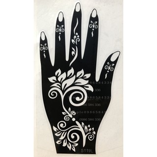 Khuôn xăm bàn tay [Ảnh thật] Mã 119L