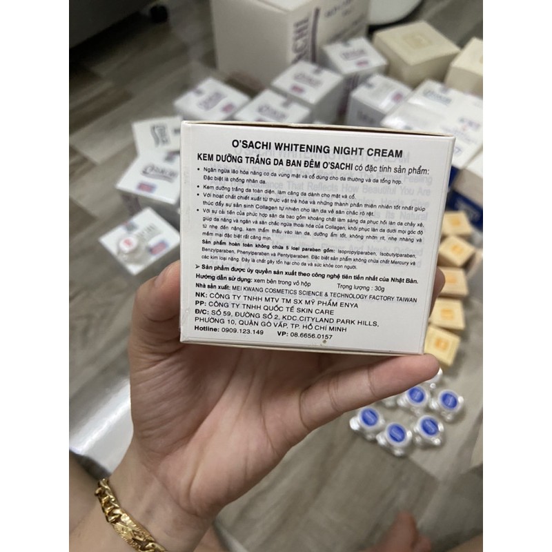 KEM OSACHI DƯỠNG TRẮNG DA BAN ĐÊM 30g