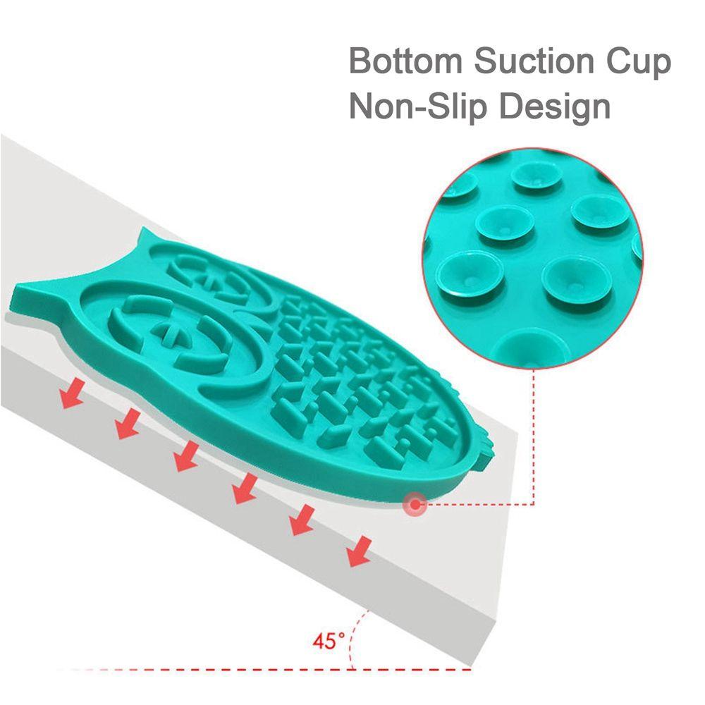 Giovanni Thảm Ăn Bằng Silicone Hình Cú Mèo Nhỏ Vừa Và Chậm Cho Thú Cưng