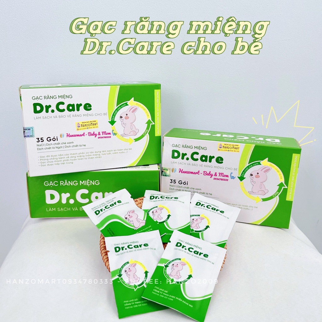 Gạc rơ lưỡi Dr Care (35 gói)