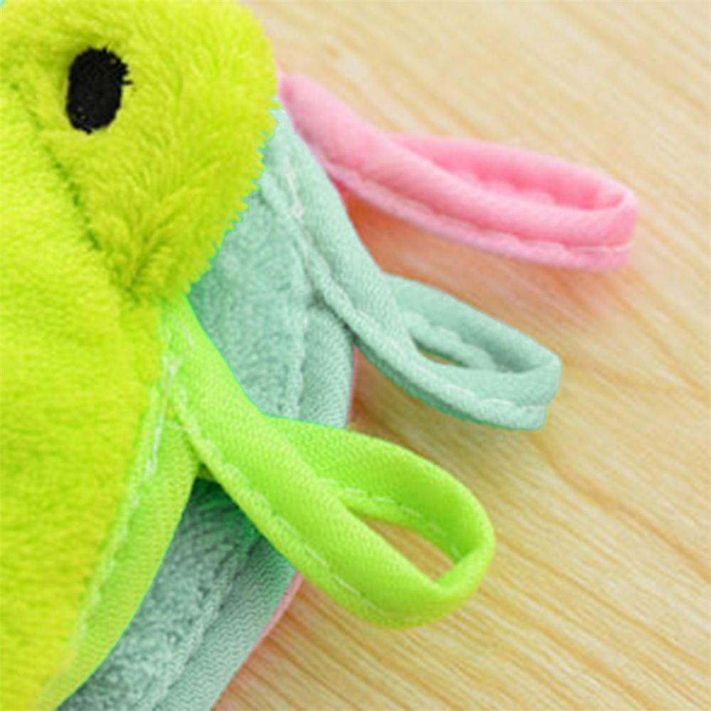 Khăn Lau Tay Treo Tường Bằng Vải Bông Mềm Mại Hình Động Vật Hoạt Hình Cho Bé