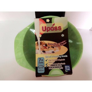 Bộ 3 bát ăn dặm Upass (Thái Lan ) UP5184N