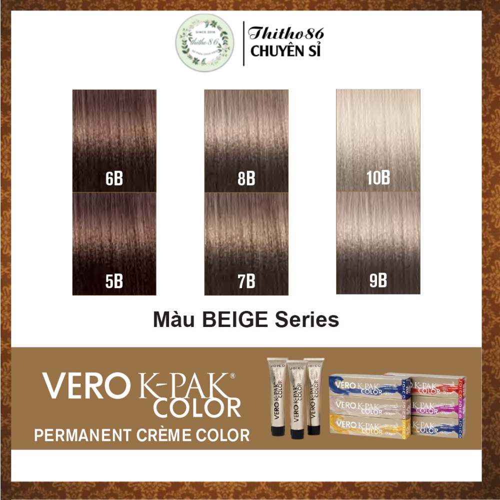 Beige Series - Màu nhuộm tóc JOICO Vero K-Pak Color ( Tông màu Be)