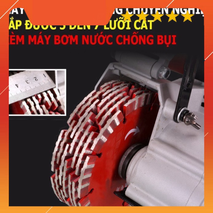 Máy cắt tường tạo rãnh caowang tặng 5 lưỡi