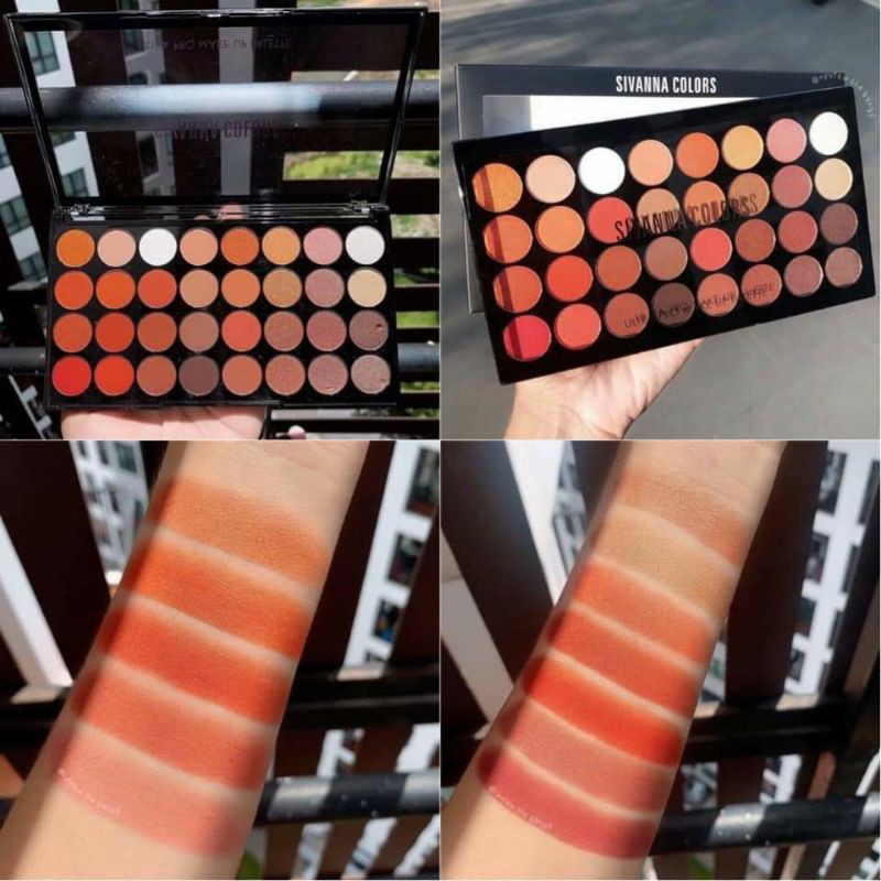 Bảng Phấn Mắt 32 Ô Sivanna Colors Ultra Pro Makeup Palette HF372