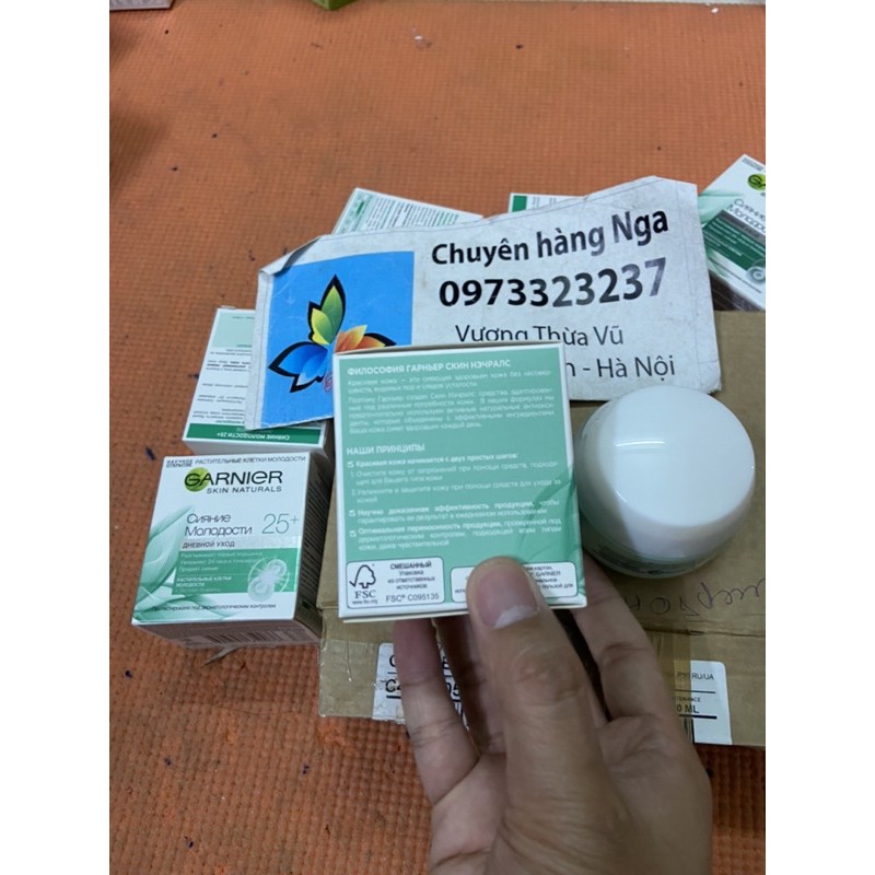 KEM DƯỠNG DA MẶT GARNIER SKIN NATURALS KPEM 25+ CHỐNG NẾP NHĂN VÀ LÃO HOÁ
