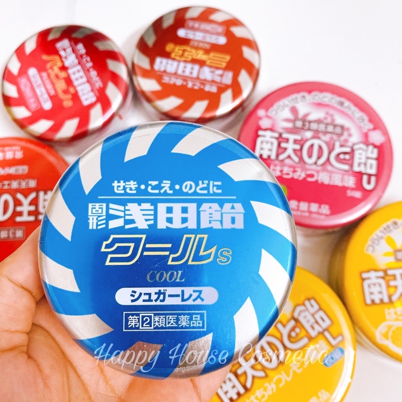 Viên ngậm ho, giảm đau họng, giải đờm hiệu quả Nanten nội địa Nhật