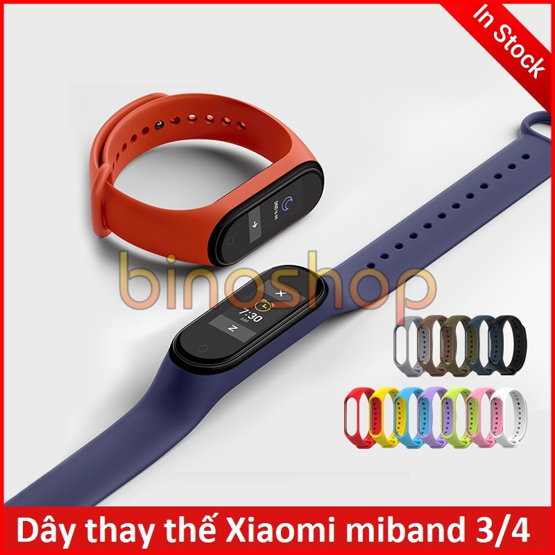 Dây đeo cao su dành cho Xiaomi Miband 4