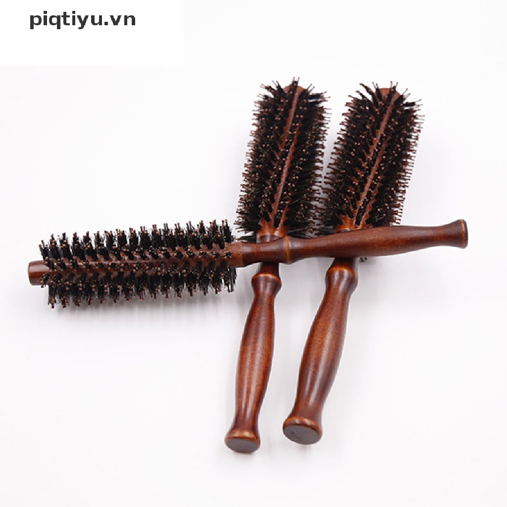 1 bàn chải tóc xoăn bằng gỗ chống tĩnh điện cách nhiệt DIY</p><p>