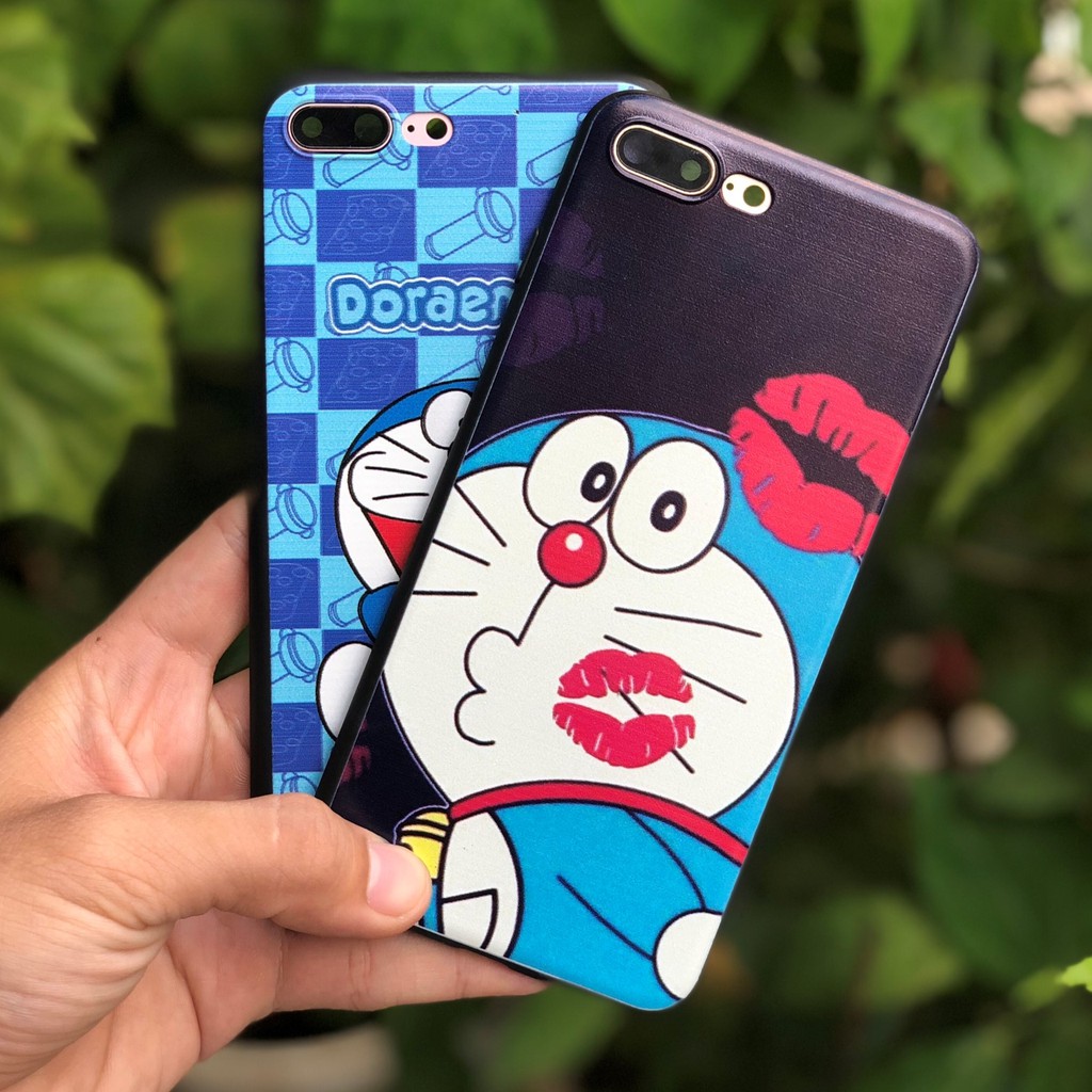 Ốp lưng /Case Chú mèo máy đen pin và môi hồng 4D vân nổi cho iphone IP5/5s/6/6s/6+/6s+/7/8/7+/8+