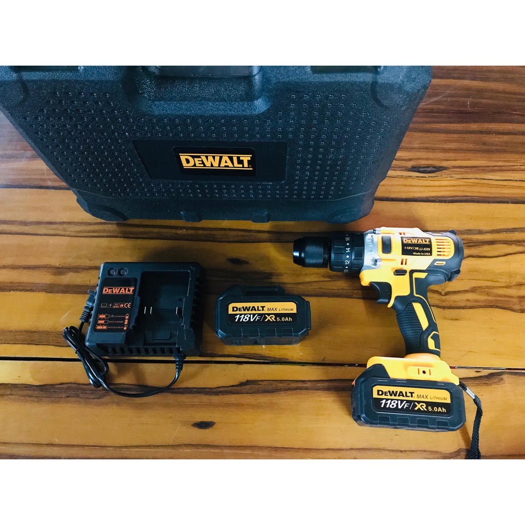 MÁY KHOAN PIN 118V DeWALT 13MM 3 CHỨC NĂNG MỚI 100%