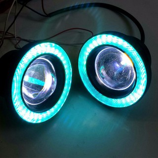 Cặp Đèn led pha gầm angle eyes BMW 89mm