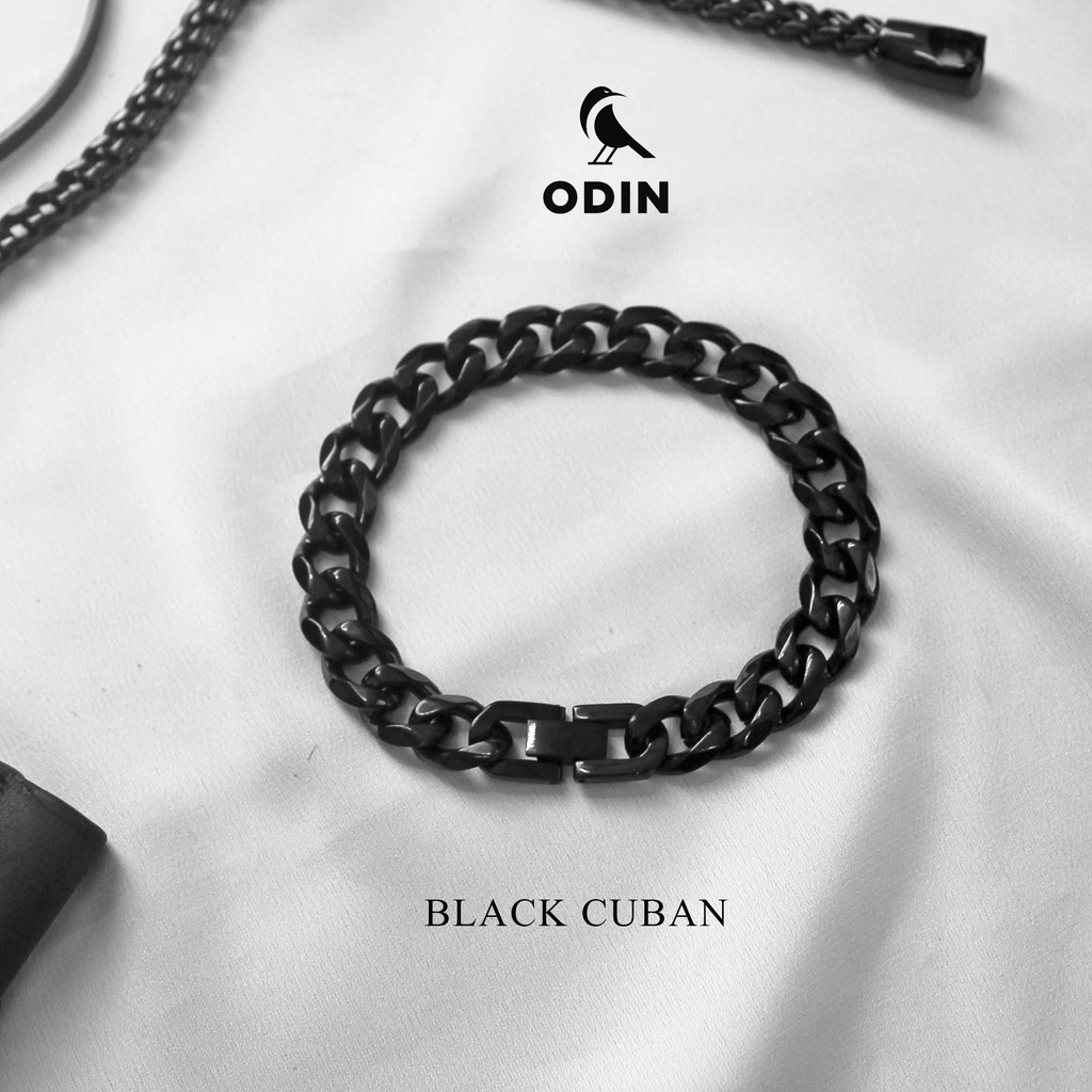 Vòng tay Chain Cuban ODIN (Tổng hợp các mẫu Cuban) - Thép Titan 316L - Bảo hành 12 tháng