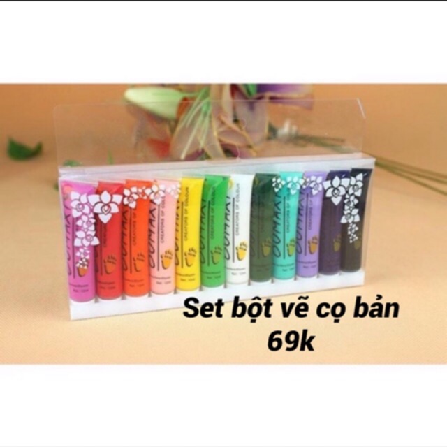 Sét bột vẽ móng vẽ 3d cọ bản ....basic