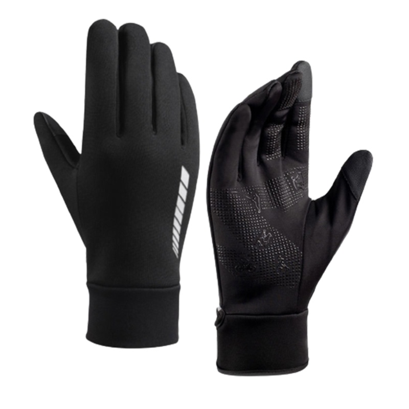 Găng Tay Phản Quang Lót Lông Cừu Chống Trượt Tiện Dụng Khi Lái Xe