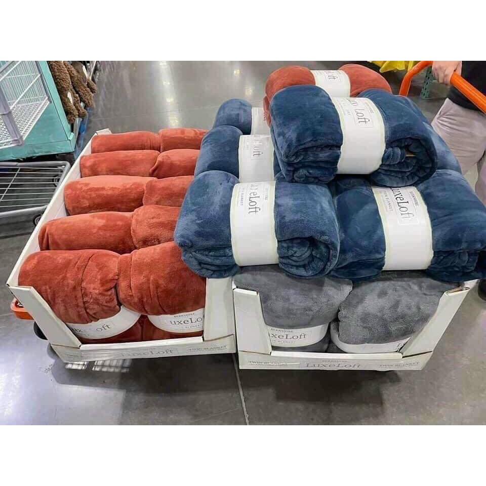 Chăn Mền lông cừu LuxeLoft chính hãng size lớn