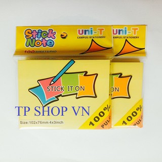 Giấy Note vàng nhiều kích cỡ