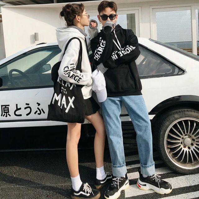 Áo hoodie nam nữ phối chữ FREESIZE | BigBuy360 - bigbuy360.vn