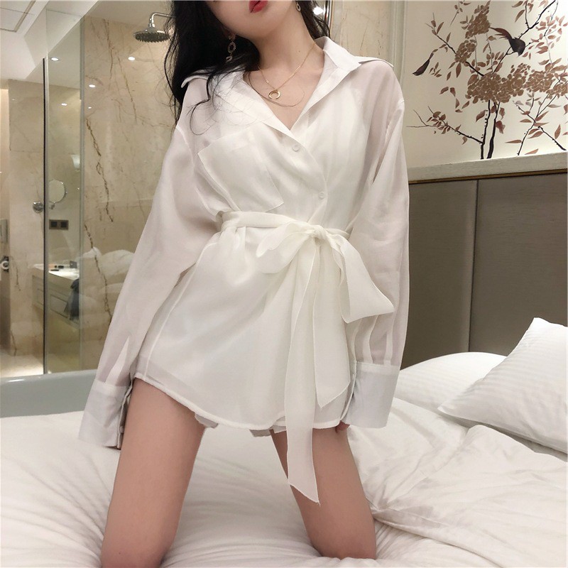 Set áo sơmi Ulzzang Organza phong cách 💖FREESHIP💖set sơmi nữ hàn quốc hottrend TM99112 | BigBuy360 - bigbuy360.vn