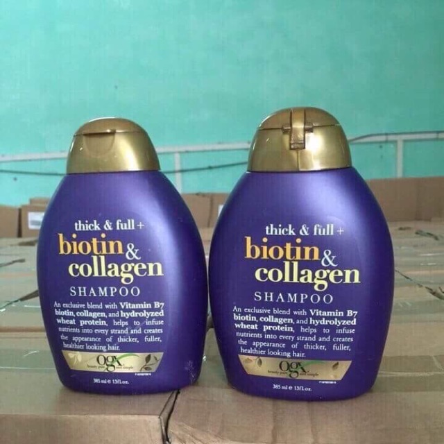 Cặp dầu gội biotin