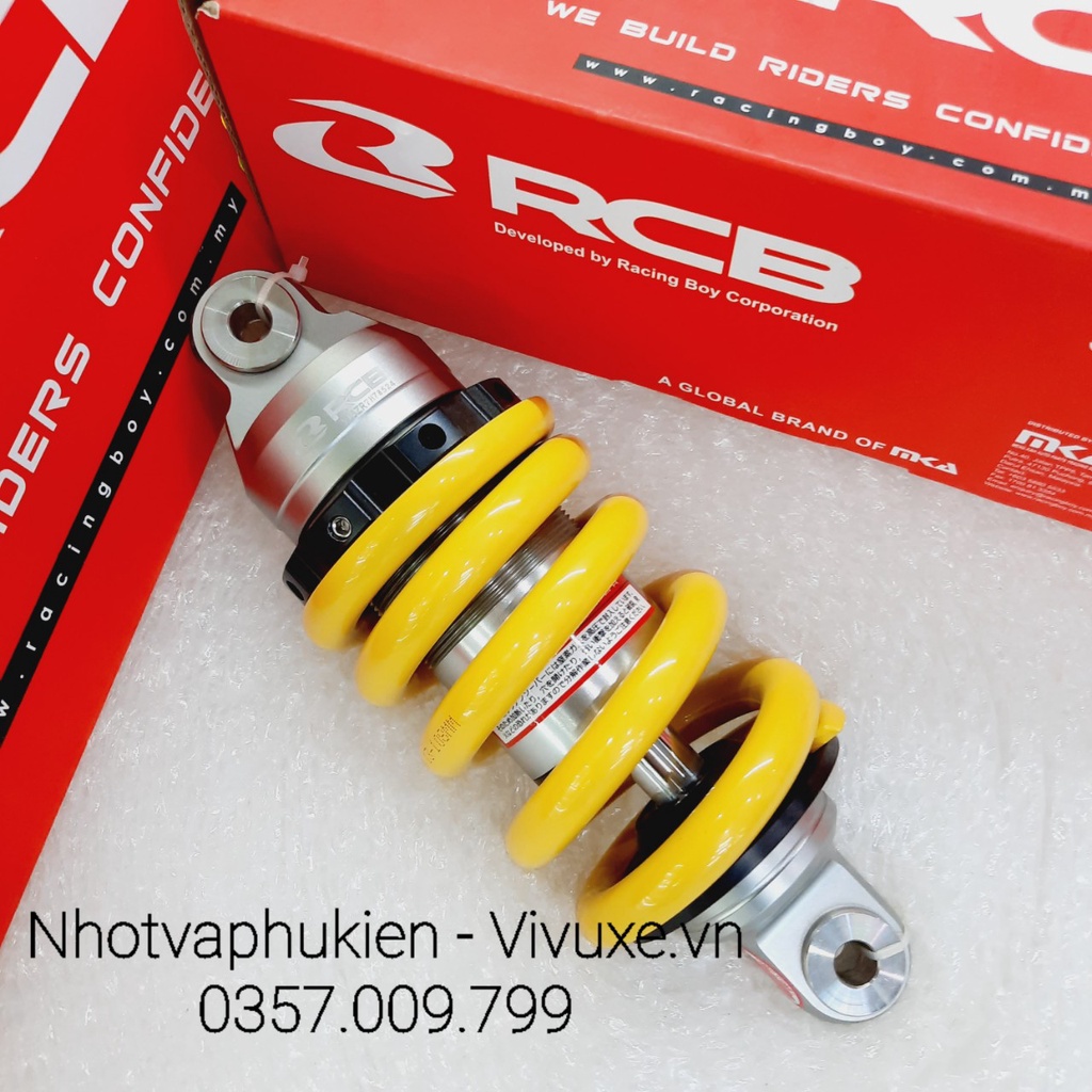 Phuộc RCB Ex150, Y15ZR, Mxking E2 line không bình dầu Chính hãng Racing Boy