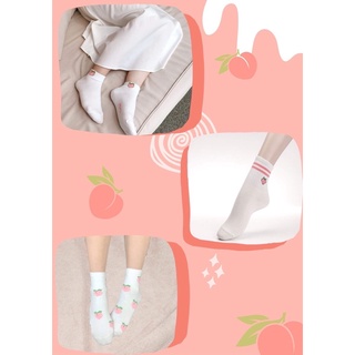 Vớ quả đào cổ cao Hàn Quốc