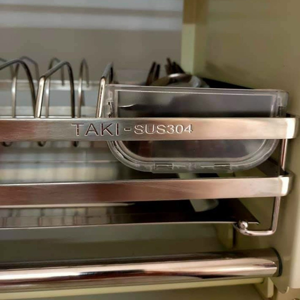 Giá Bát Nâng Hạ TAKI inox 304- Hàng Chính Hãng 2022