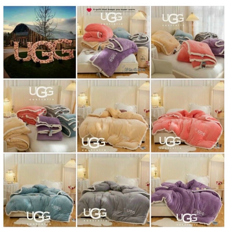 Chăn Lông thỏ UGG siêu mềm siêu ấm hàng cao cáp cho ngày lạnh đại hàn