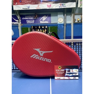 Bao vợt bóng bàn mizuno cao cấp thiết kế cứng ngăn chứa vợt rộng rãi