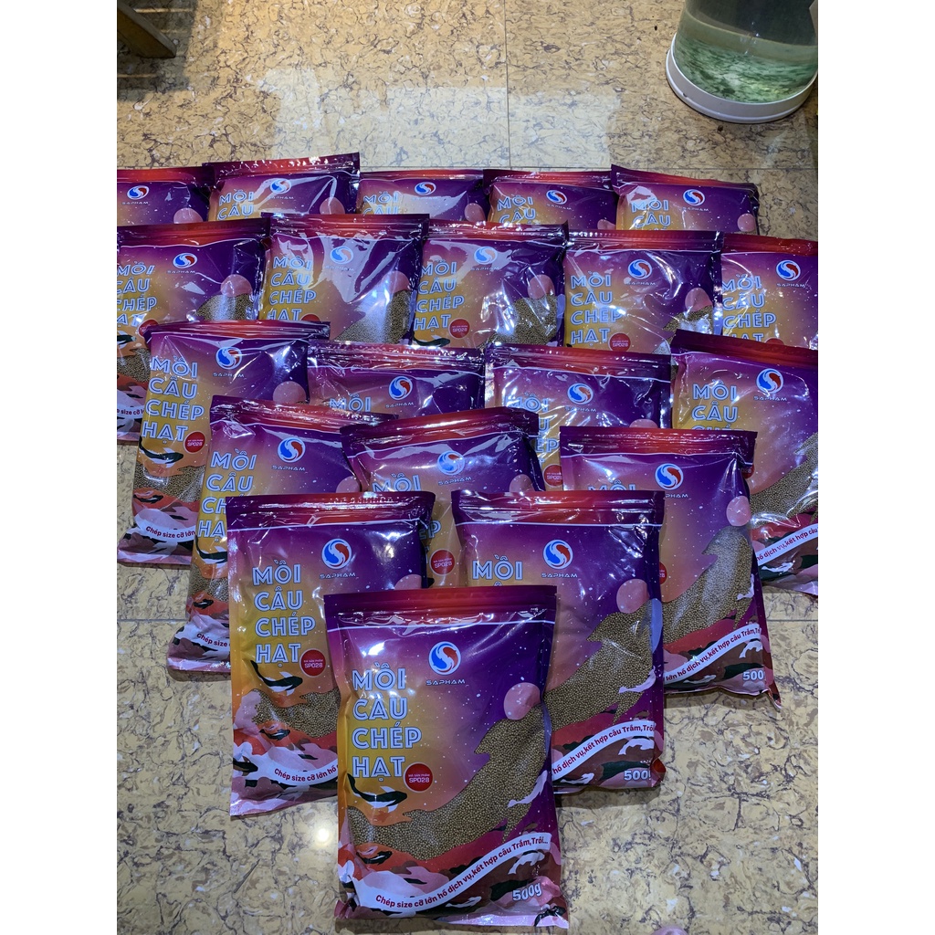 Mồi Câu Chép Hạt Sapham, mồi câu đơn đài